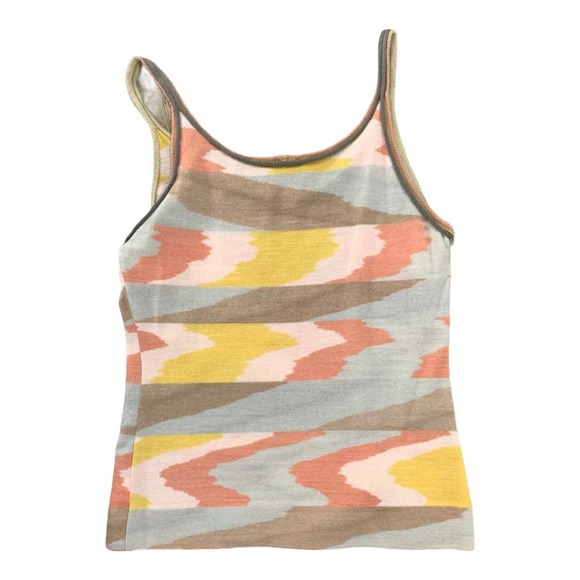 MISSONI Tank Southwest Weave Knit Top Sz S